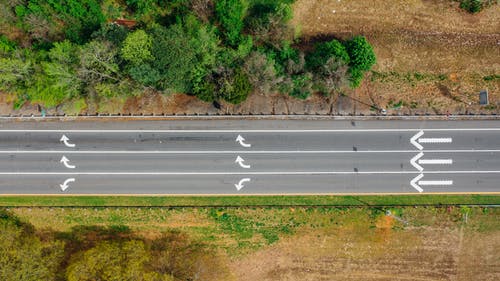 This image shows 3 highway lanes,  representing the 3 blog configuration choices.